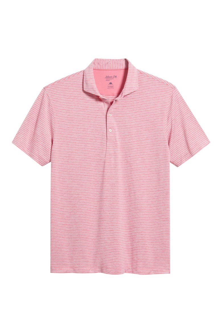 Michael Stripe Performance Golf Polo, Alternate, color, PUNCH