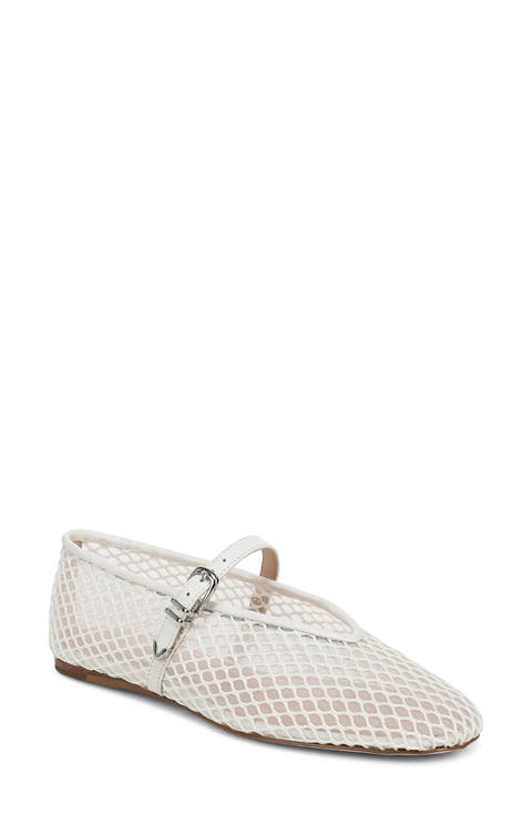 Margot Mesh Mary Jane Flat (Women)