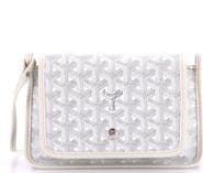 Pre-Owned Goyard Plumet Clutch Wallet Coated Canvas