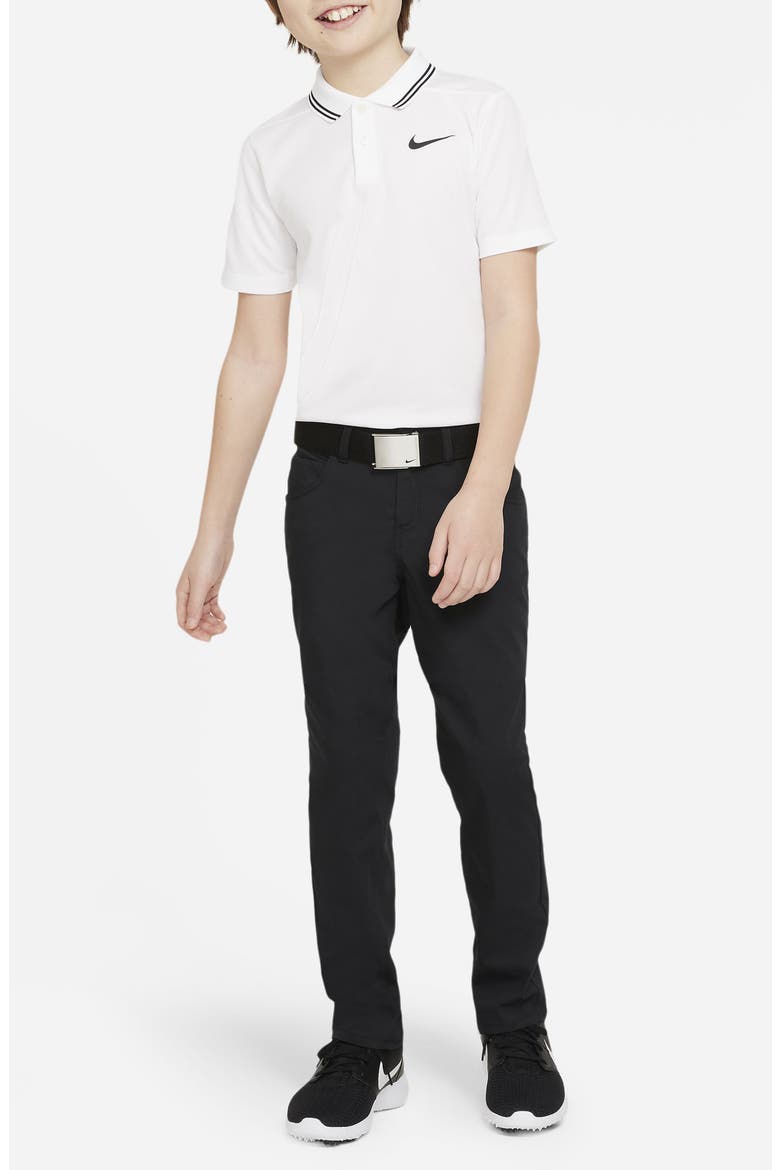 Kids' Dri-FIT Golf Pants, Alternate, color, BLACK