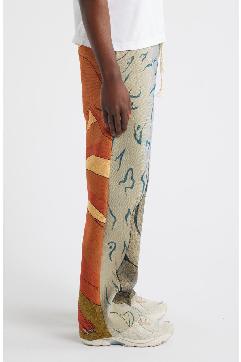 Shukaku/Kurama Drawstring Pants, Alternate, color, ORANGE