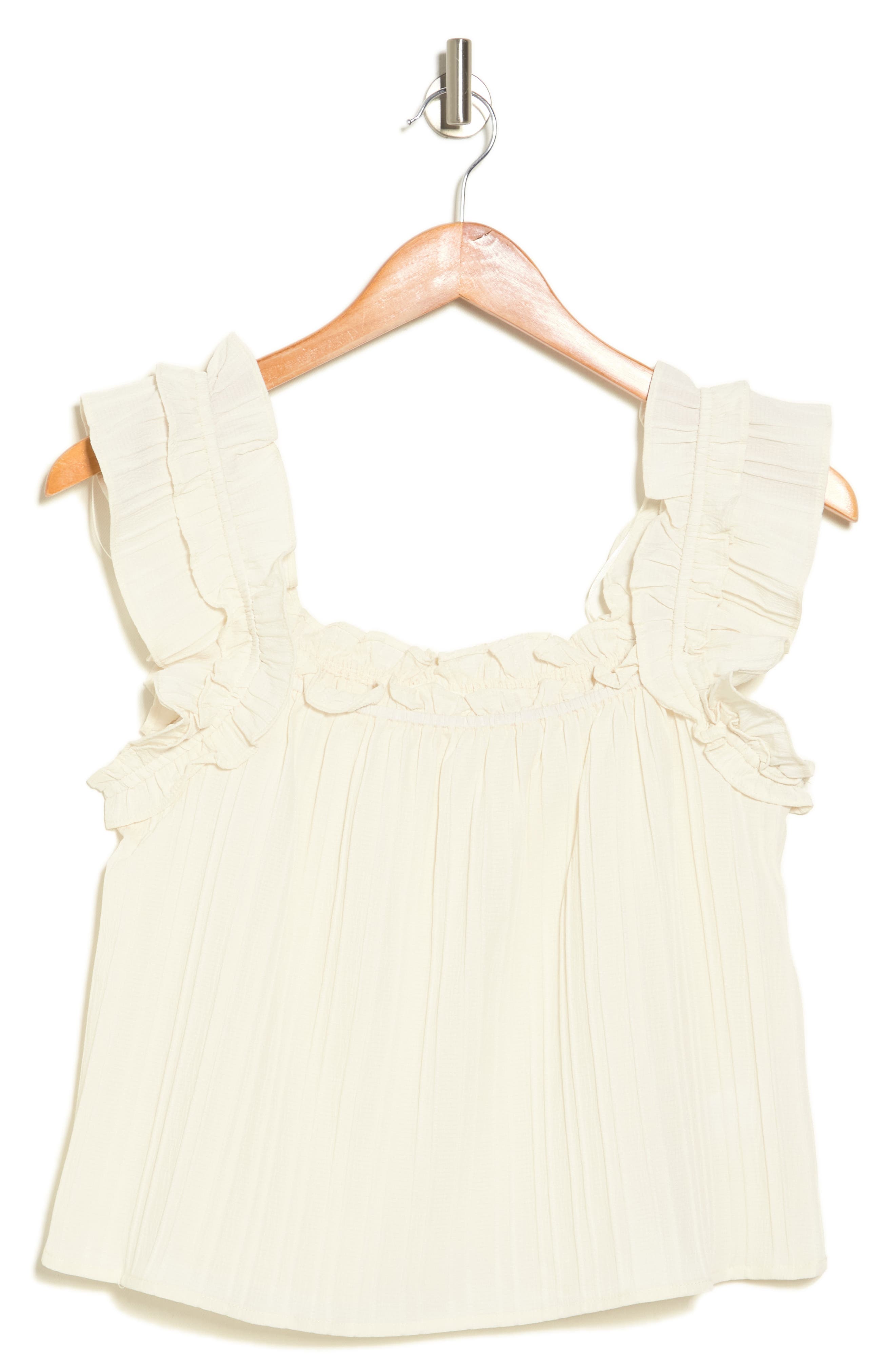Lush Ruffle Textured Tank Top (Women) | Nordstromrack