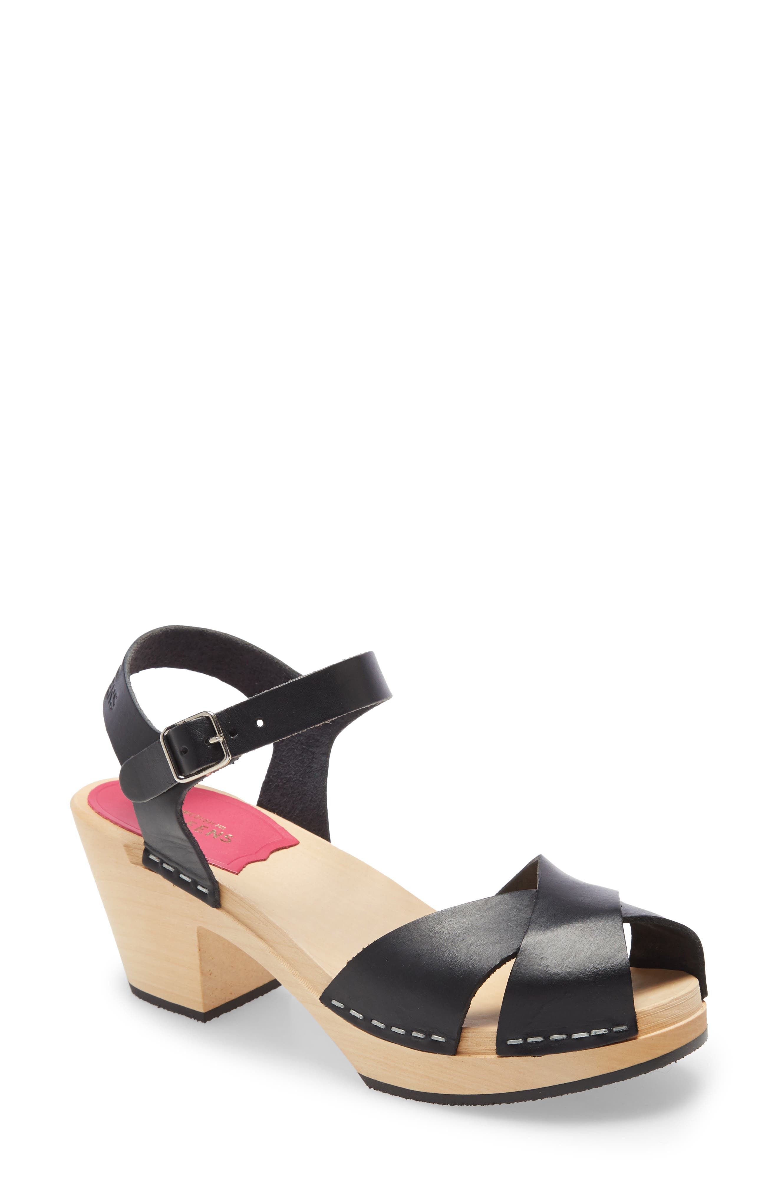 Swedish Hasbeens Mirja Platform Sandal, Main, color, 