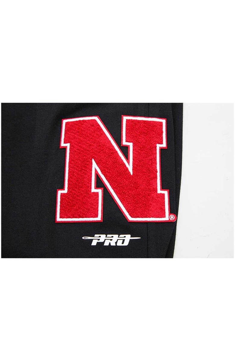 PRO STANDARD Men's Pro Standard Black Nebraska Huskers Classic DK Jogger Pants, Alternate, color,