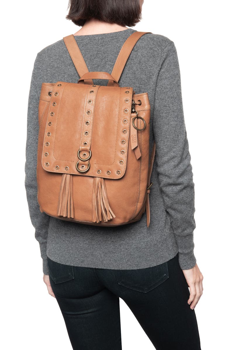 Frye Evie Leather Backpack, Alternate, color,