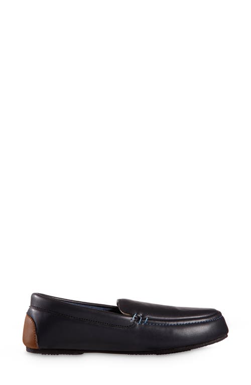 Isotoner Vivienne Faux Fur Lined Loafer In Black
