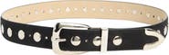 Steve Madden Studded Faux Suede Belt