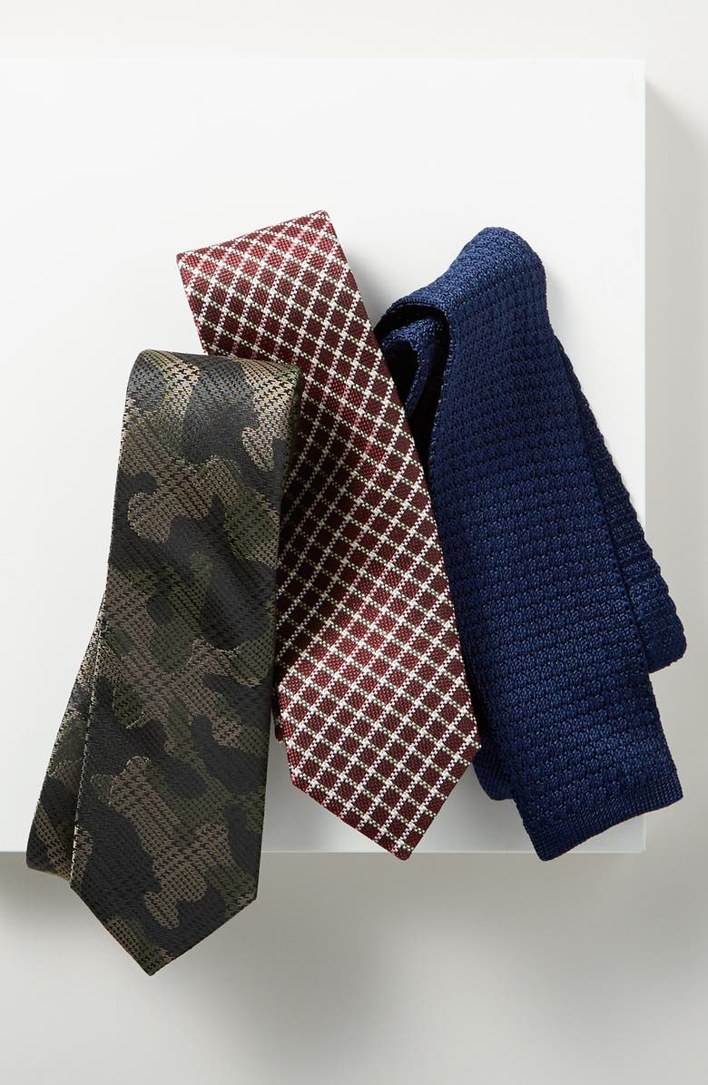 The Tie Bar Knit Silk Tie, Alternate, color, 