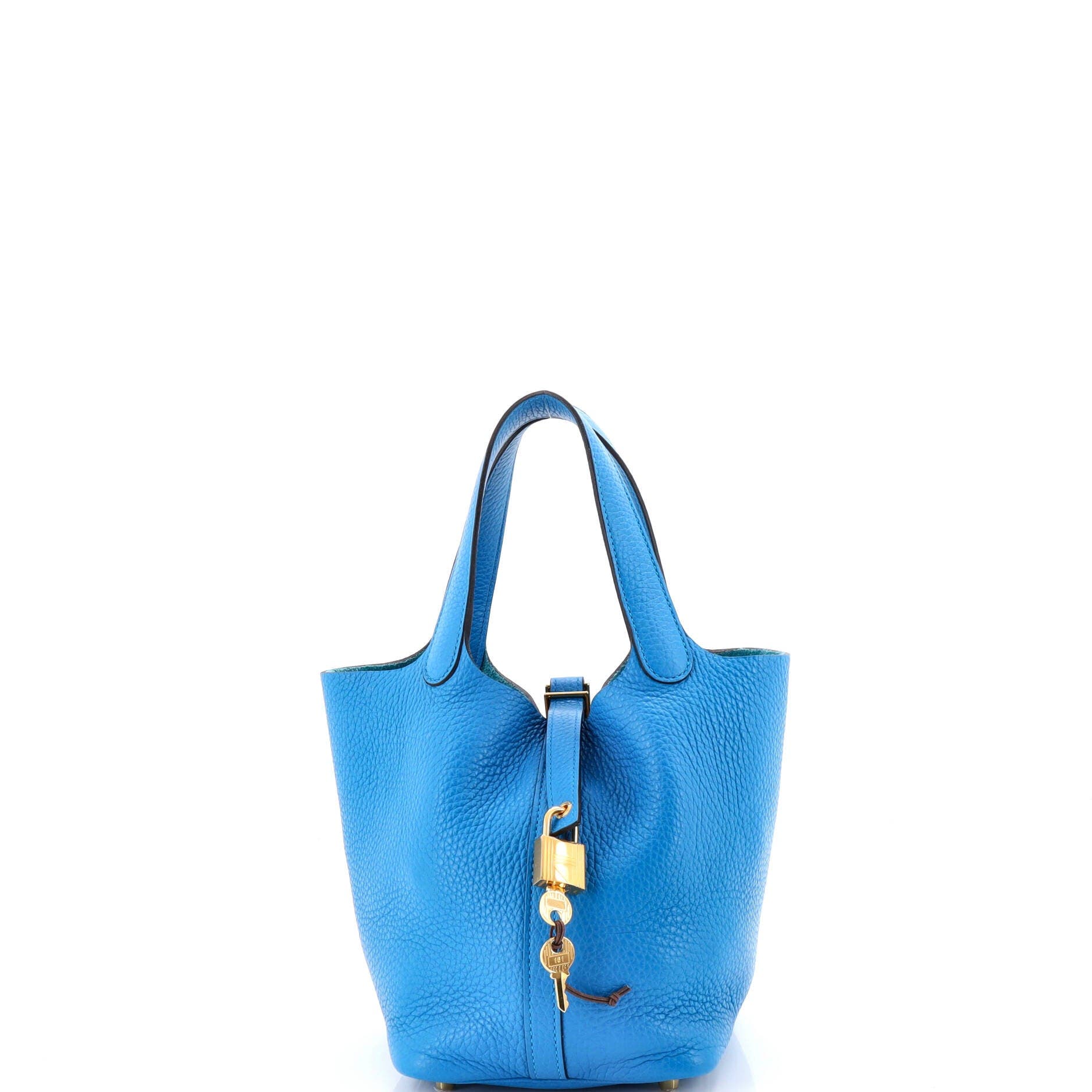 Picotin Lock Bag Clemence PM, Main, color, Blue