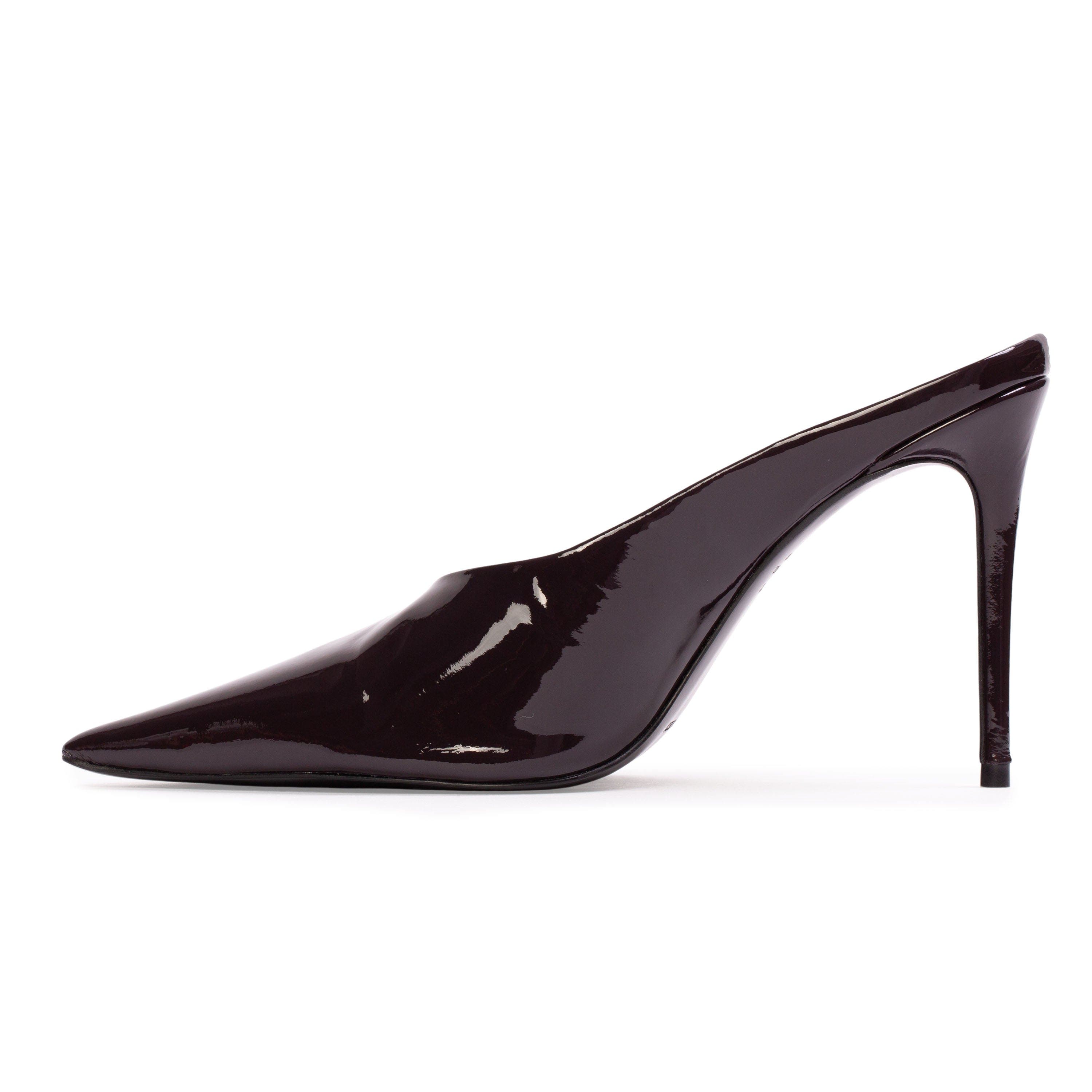 BLACK SUEDE STUDIO Fallon 100 Pump, Alternate, color, Dark Plum Patent