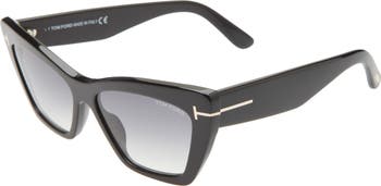 Wyatt 56mm Gradient Cat Eye Sunglasses