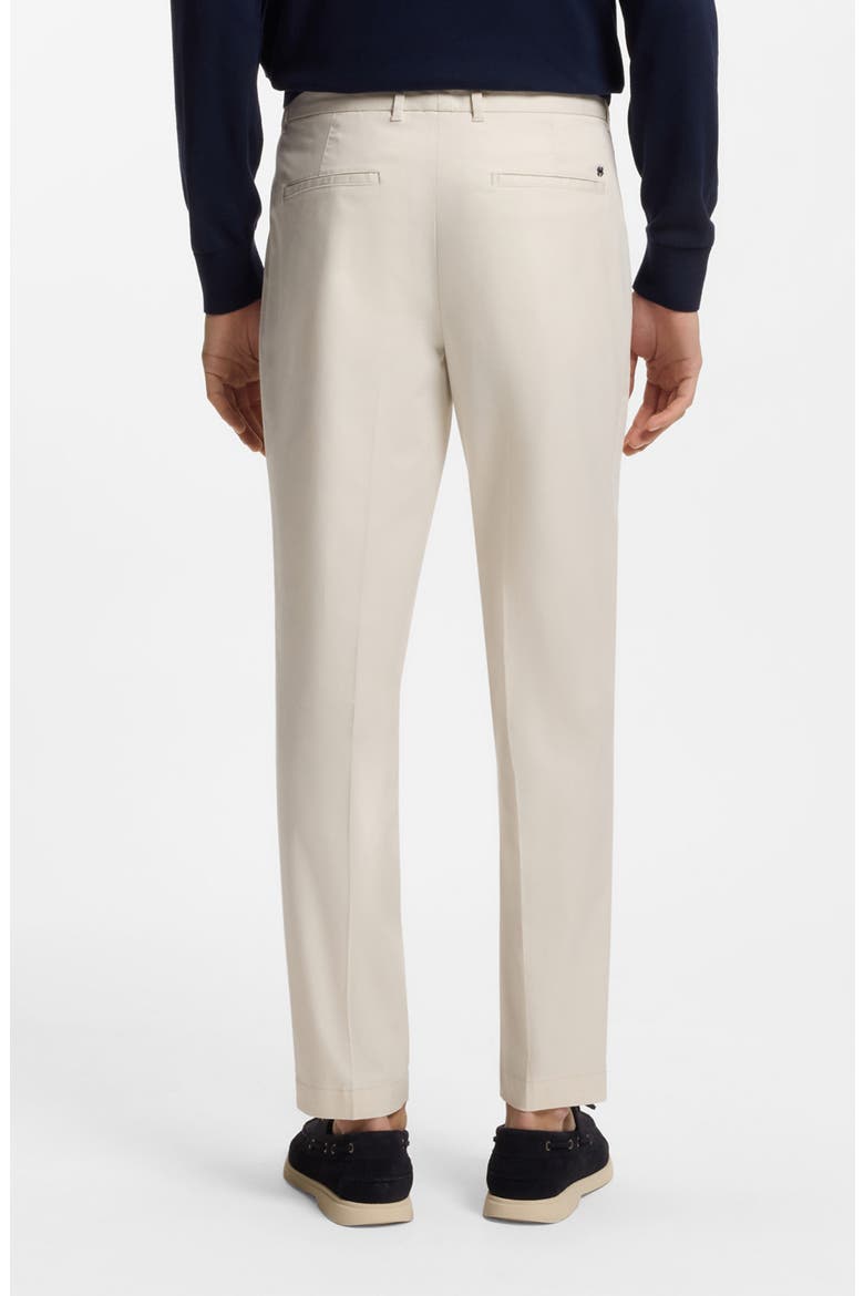 Perin Flat Front Trousers, Alternate, color, OPEN WHTE