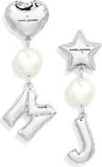 Marc Jacobs MJ Balloon Charm Drop Earrings
