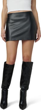 Joe's Faux Leather Miniskirt