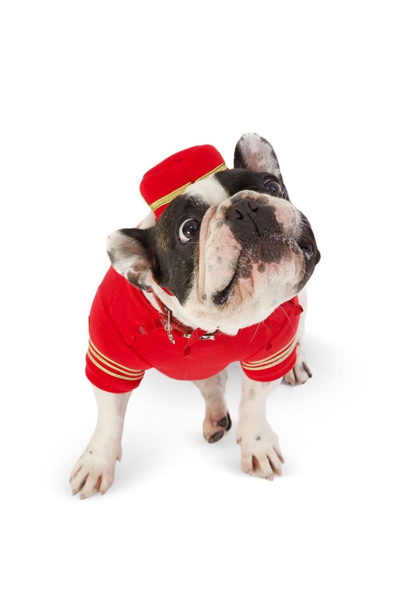 Moshiqa Empire Dog Sweatshirt, Alternate, color, Red