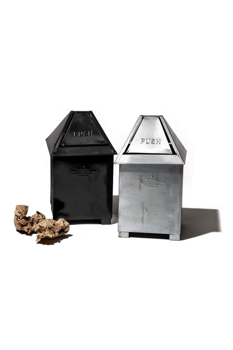 Table Top Dustbin, Alternate, color, Black