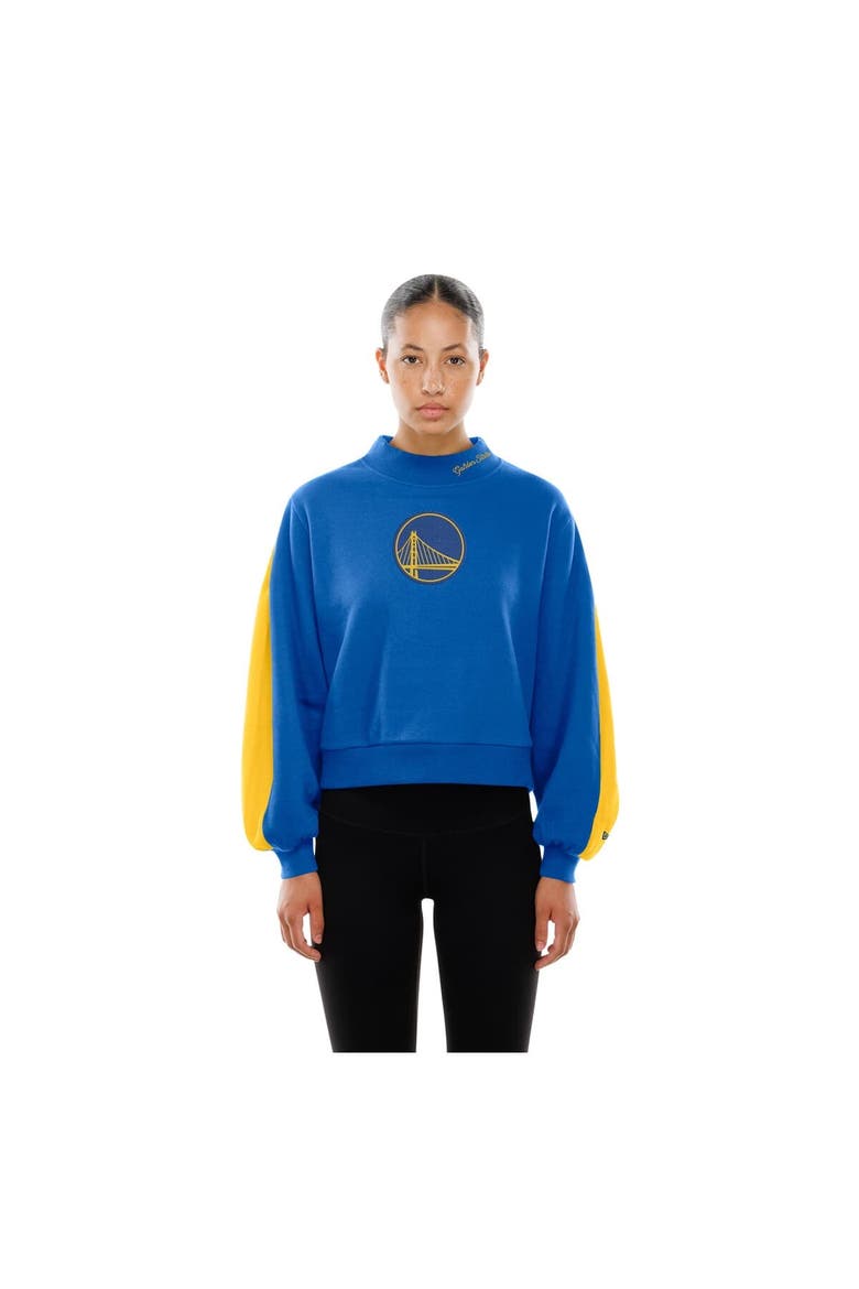 Women's New Era Royal Golden State Warriors Sport Night Balloon Sleeves Sweatshirt, Alternate, color, Royal