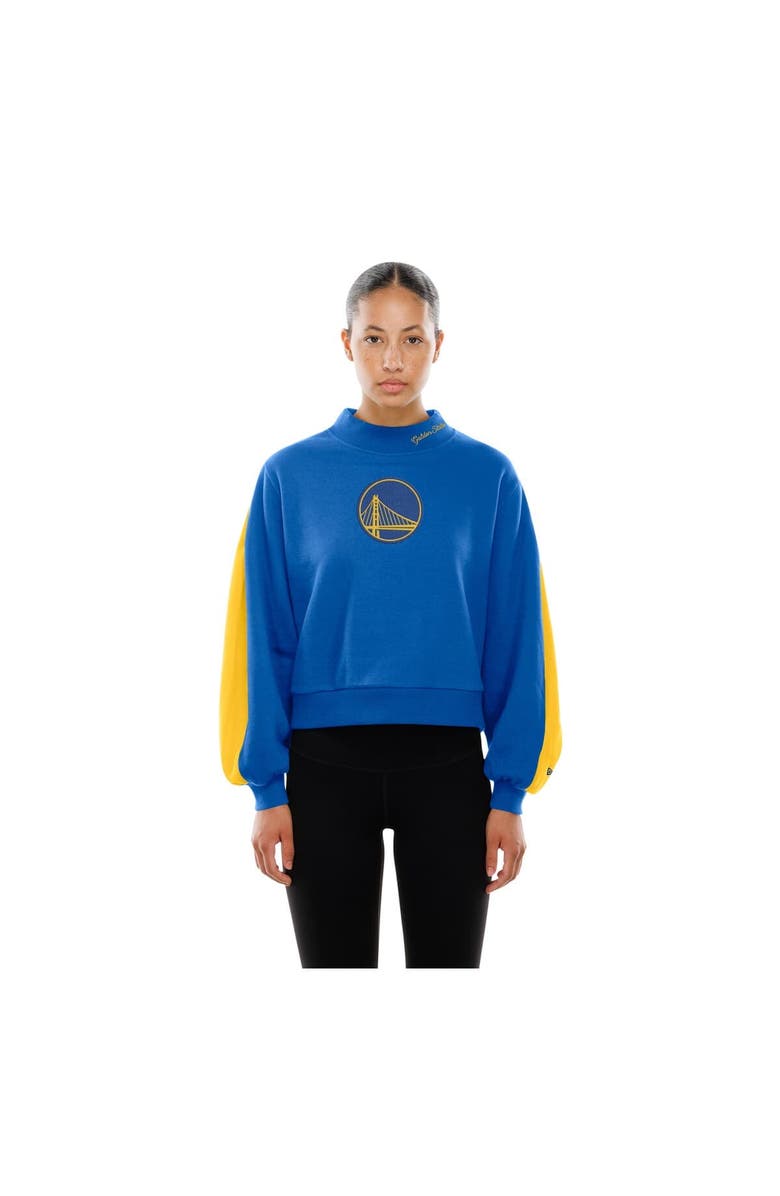 New Era Women's New Era Royal Golden State Warriors Sport Night Balloon Sleeves Sweatshirt, Alternate, color, Royal