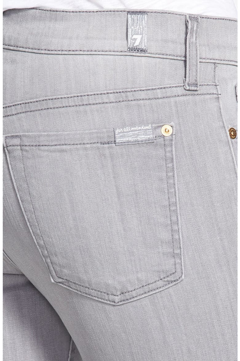 7 For All Mankind® 'The Skinny' Stretch Jeans, Alternate, color, SPRING GREY