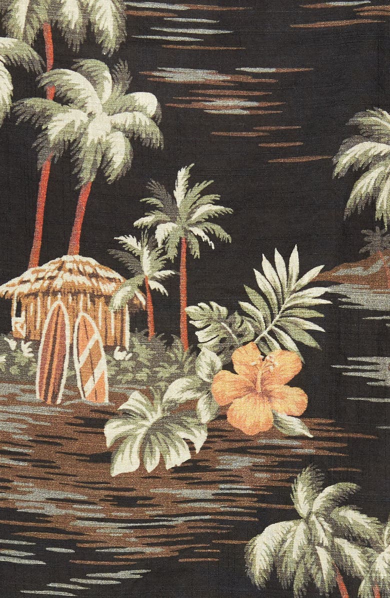 J.Crew Wallace & Barnes Regular Fit Tropical Print Sport Shirt, Alternate, color, 