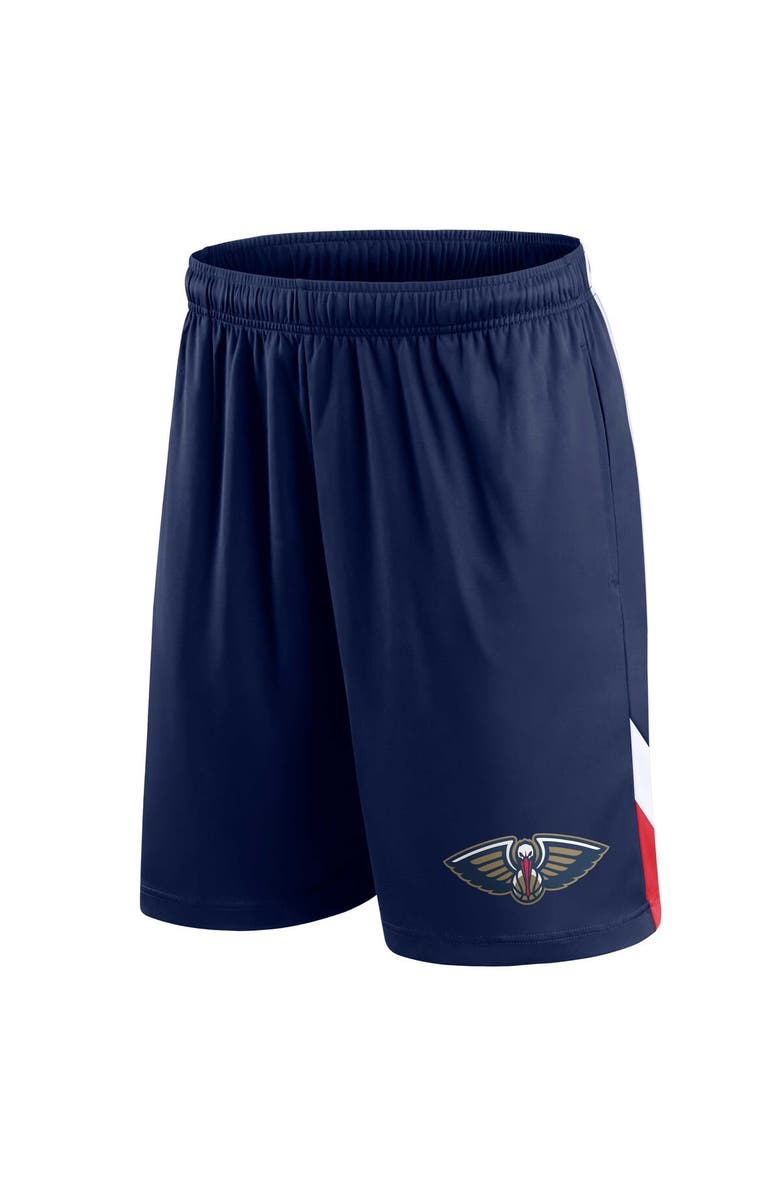 FANATICS Men's Fanatics Branded Navy New Orleans Pelicans Slice Shorts, Alternate, color, 