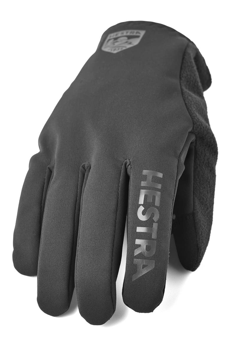 Runners Touchscreen Gloves, Alternate, color, BLACK/ BLACK