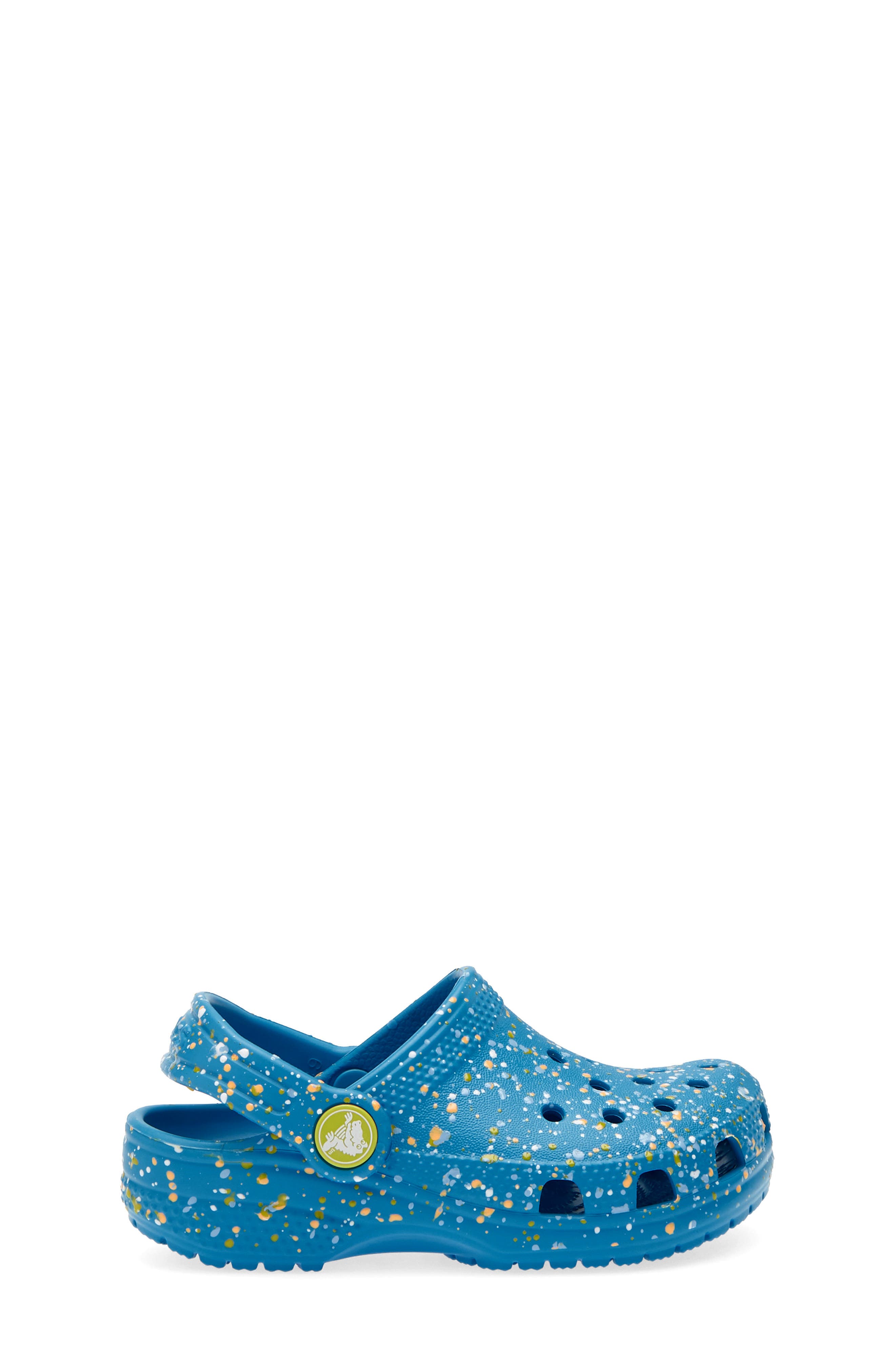 CROCS Kids' Classic Paint Splatter Clog, Alternate, color, Marina/Multi