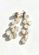 Classicharms Gemma Petal Pearl Drop Earrings
