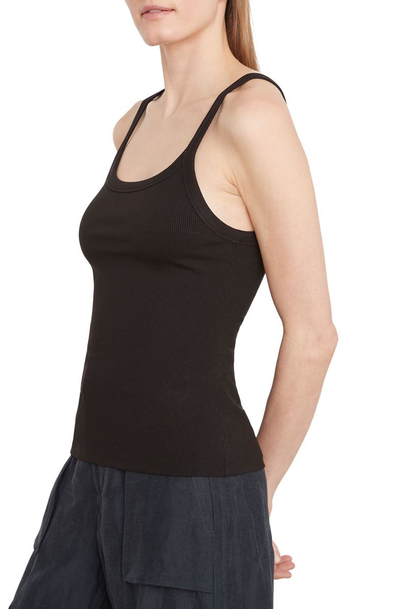 Vince Rib Scoop Neck Tank Top, Alternate, color, 