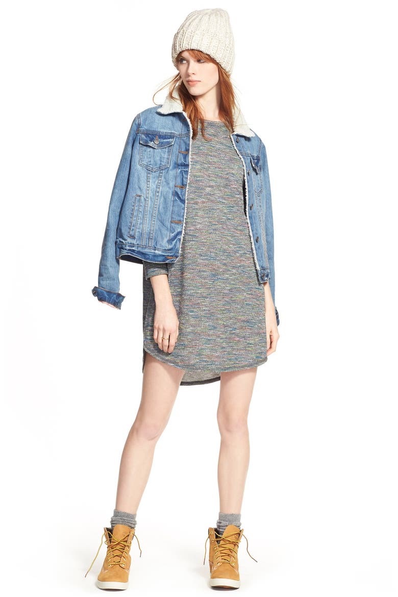 'Santa Fe' Denim Jacket, Alternate, color, BLUE