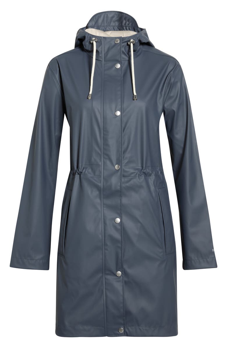 Ilse Jacobsen Hooded Waterproof Raincoat, Alternate, color, Ombre Blue