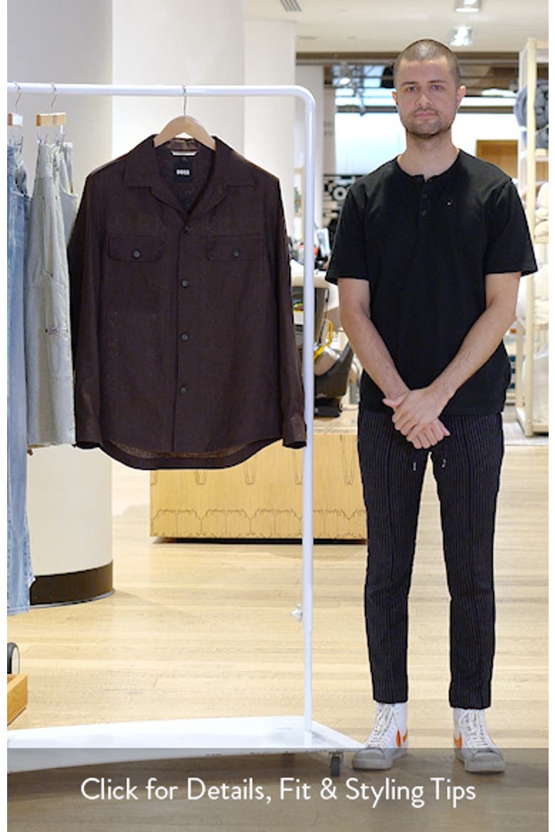 C-Carper Camp Collar Linen Button-Up Shirt video