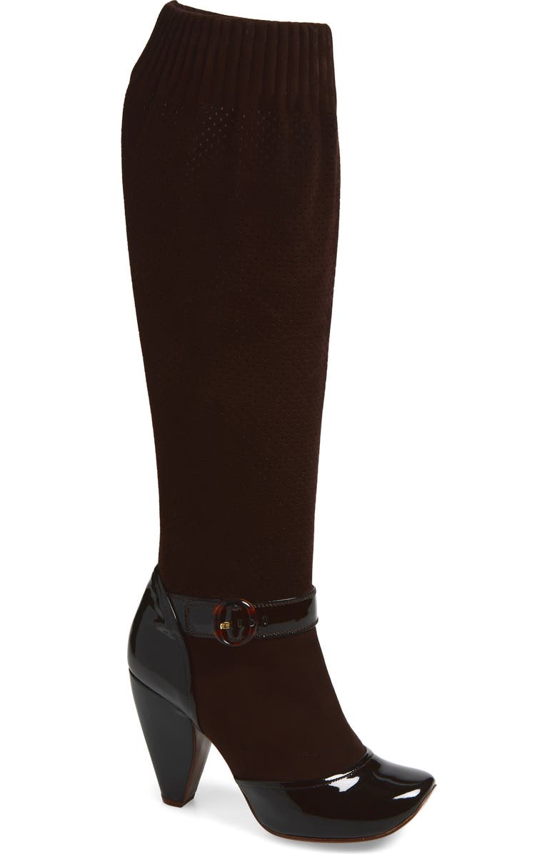 Marc Jacobs Platform Slouch Boot, Main, color, Brown