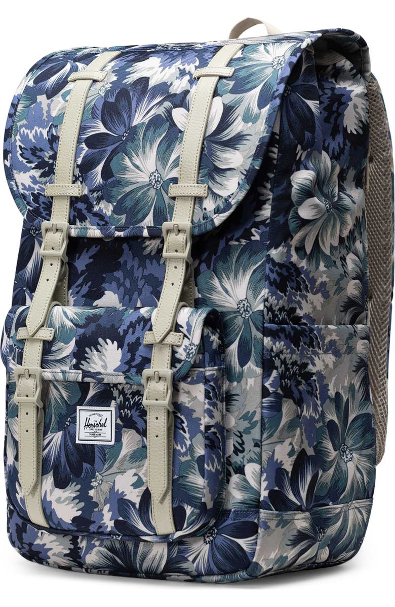 Herschel Supply Co. Little America Backpack, Alternate, color, Floral Tapestry