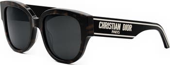 DIOR Wildior BU 54mm Polarized Cat Eye Sunglasses | Nordstrom