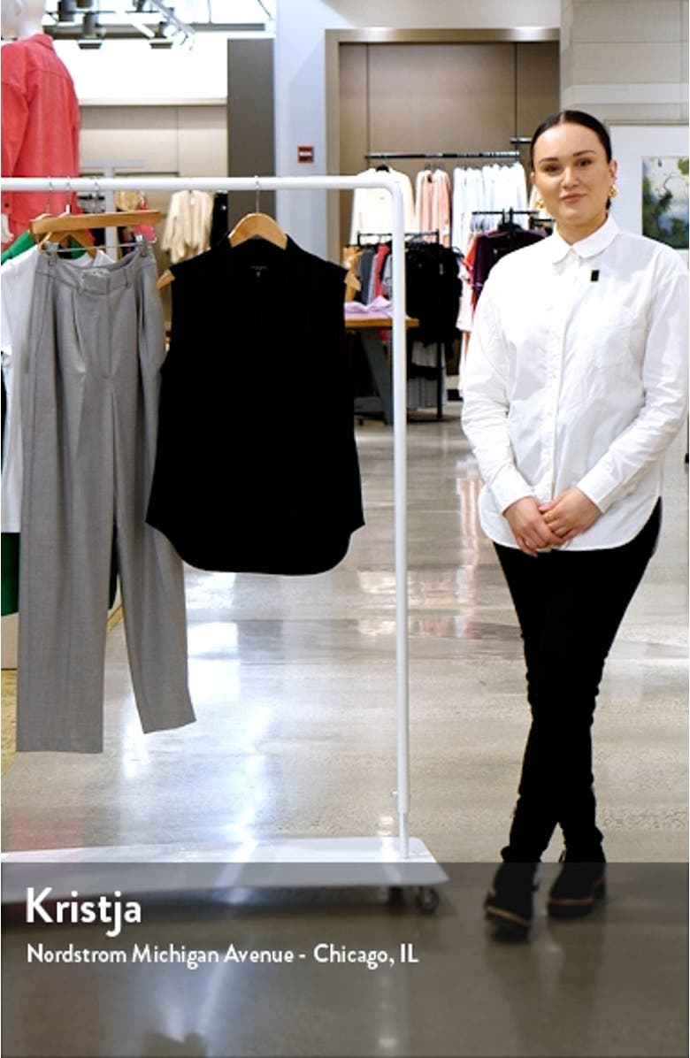 Meredith Sleeveless Surplice Top, sales video thumbnail