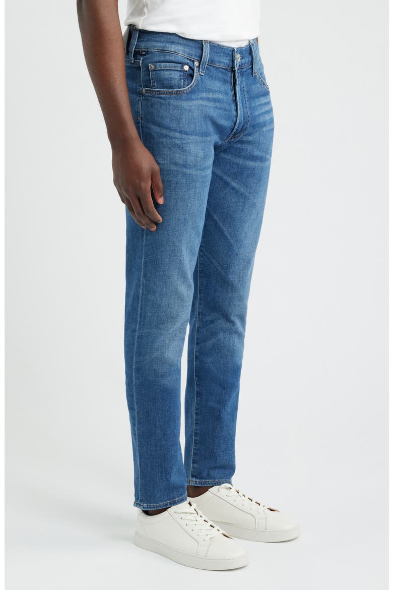 London in Milestone Slim Fit Jeans, Alternate, color, MILESTONE DK VINT IND