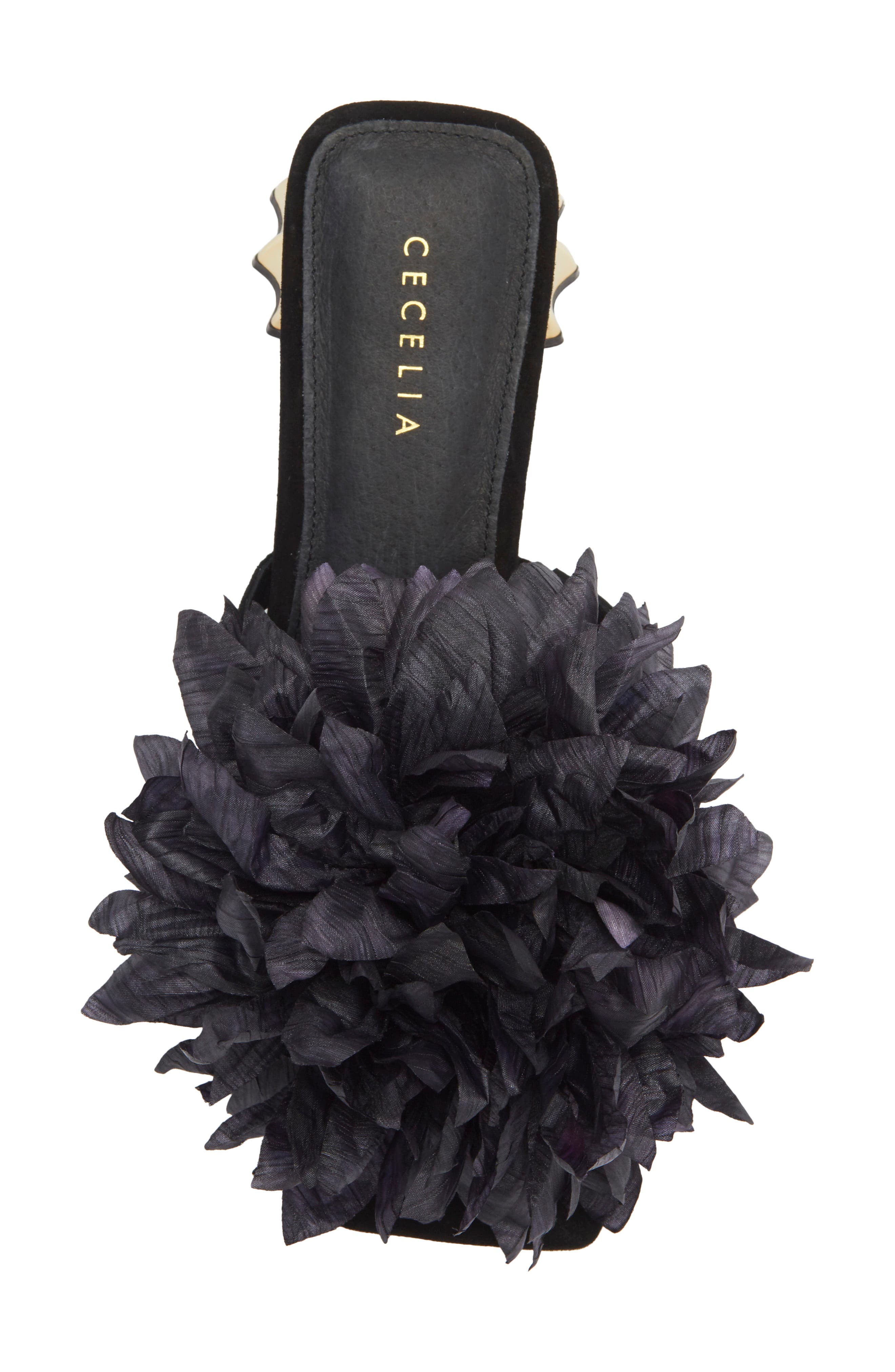 Cecelia New York Dahlia Slide Sandal, Alternate, color, Black