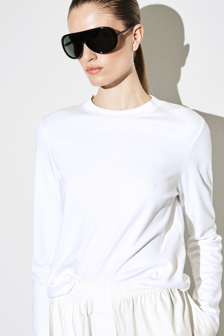 Elasticated Grosgrain-detail Cotton Shorts, Alternate, color, WHITE