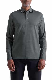 Mercerized Cotton Long Sleeve Polo