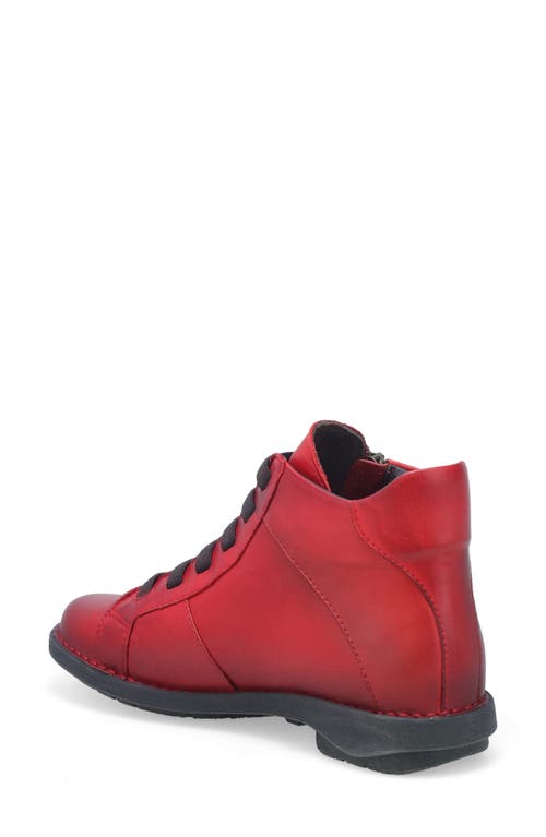 Miz Mooz Preslee Ankle Boot In Red