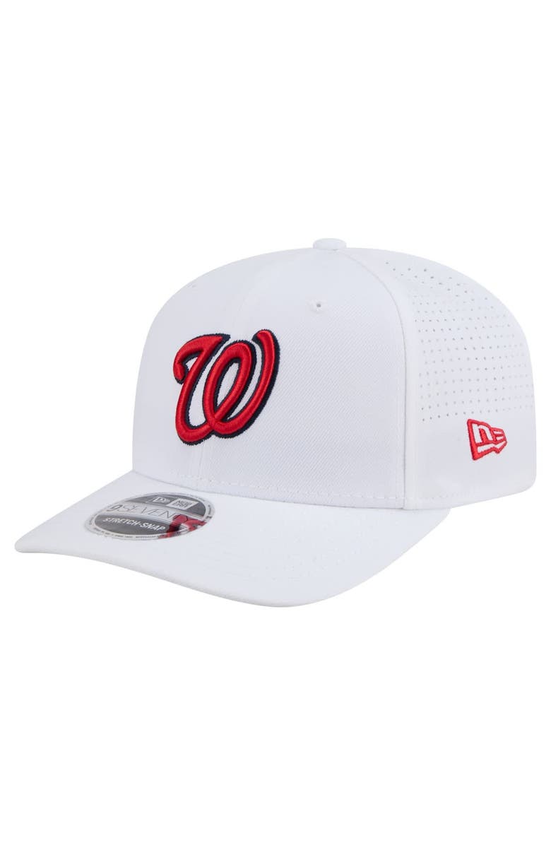 New Era Men's New Era White Washington Nationals COOLERA 9SEVENTY Adjustable Hat, Main, color, White