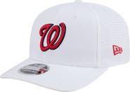 New Era Men's New Era White Washington Nationals COOLERA 9SEVENTY Adjustable Hat