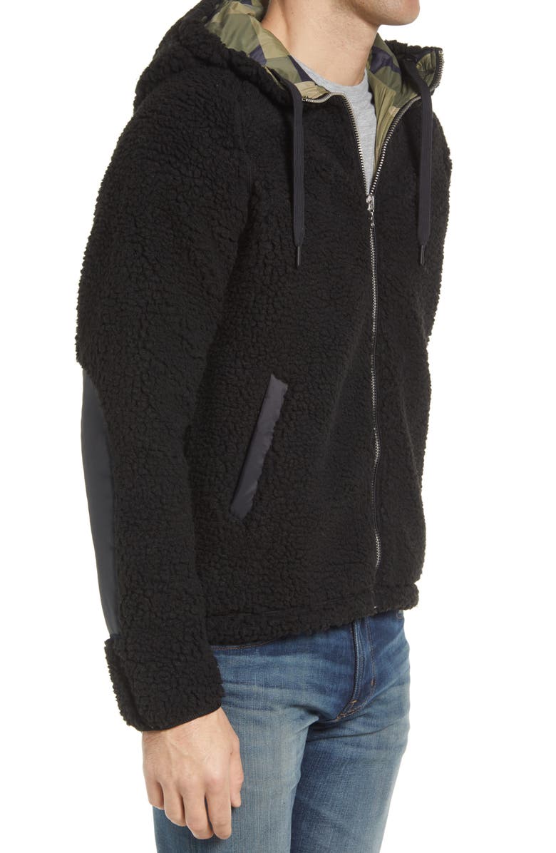 rag & bone Men's Tactic Hooded Fleece Jacket, Alternate, color, 