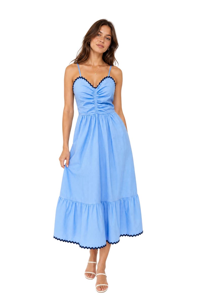 Women's Courtside Dress, Main, color, Blue/Navy
