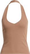 BP. Deep V-Neck Halter Top