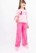 Preppy Goose Plush Candy Cane loungewear pant