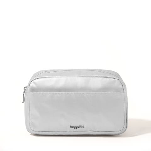 Pocket Cosmetic Bag with Brush Organization