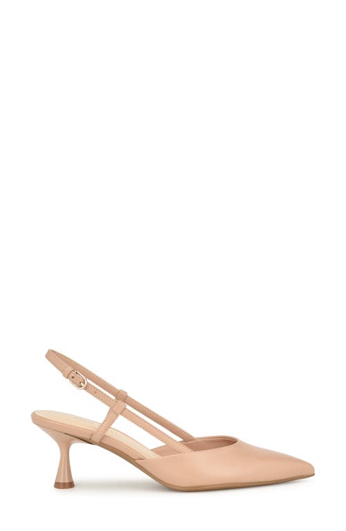 Nine West Rowen Slingback Pump In Neutral