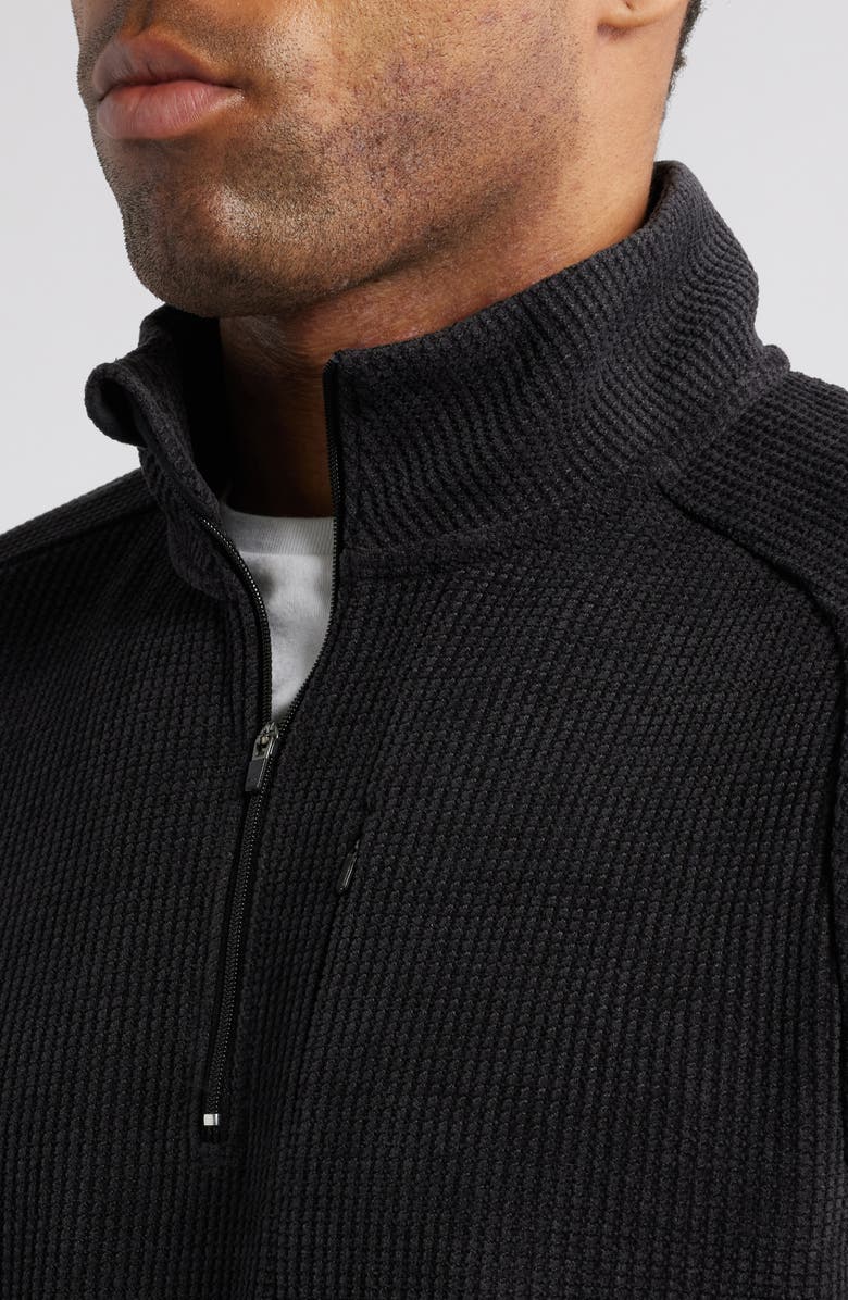 Zella Ridge Brushed Fleece Quarter Zip Pullover, Alternate, color, 